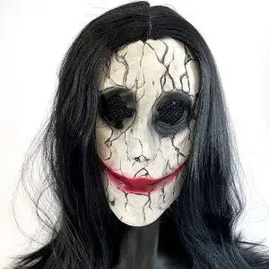 恐怖面具万圣节鬼节鬼脸头套搞怪鬼脸鬼屋剧本杀密室逃脱装扮道具