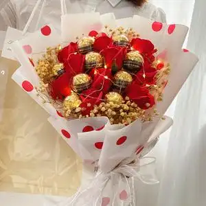 费列罗巧克力花束成品闺蜜糖果零食送男女朋友生日礼物礼盒装520