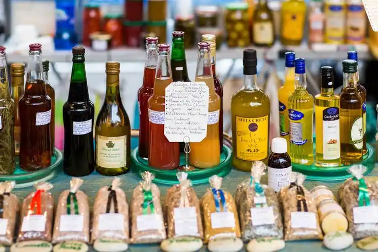 油,醋,面包,食物,物品,展示,巴黎,法国