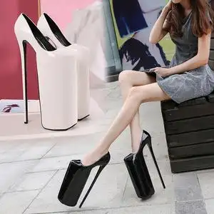 30cm恨天高床上情趣超高跟鞋防水台厚底大码反串单鞋抖音网红女鞋