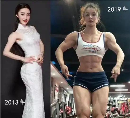"真人版春丽"练出八块腹肌,网友质疑不能生,今孕6月仍在健身
