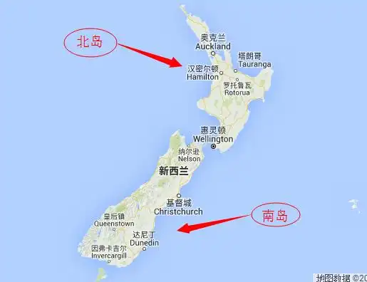 新西兰南岛:绵亘着雄伟的南阿尔卑斯山脉;库克峰海拔3764米,为