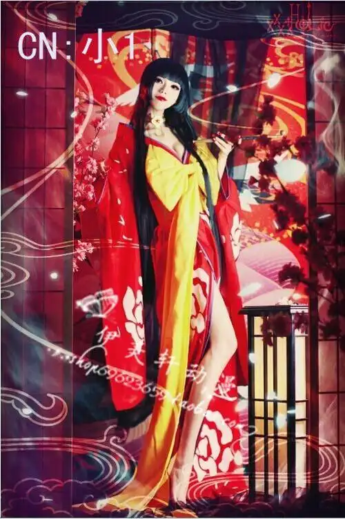 【现货包邮】壹原侑子 拖尾和服 cos/cosplay-淘宝网