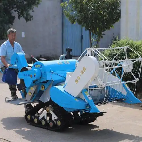 微型小麦联合收割机 宏鑫 稻麦收割脱粒装袋机 水稻联合收割机厂家