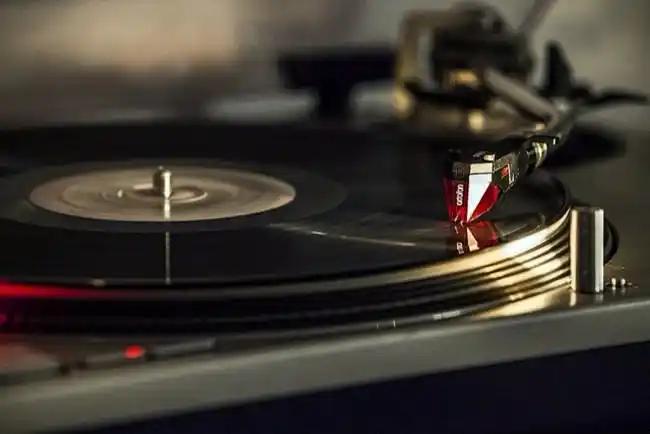 怀旧复古的黑胶唱片小清新图片