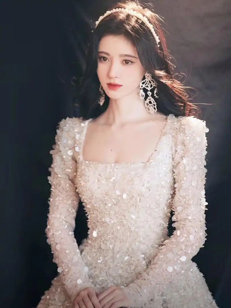 星光闪闪小礼服 #公主裙##鞠婧祎