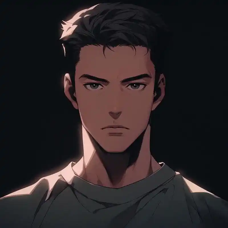 复古动漫男头.美式前刺#优质头像 #动漫男头 #男生头像 # - 抖音