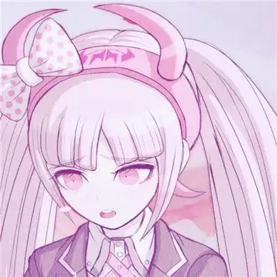 粉色系少女头像可爱