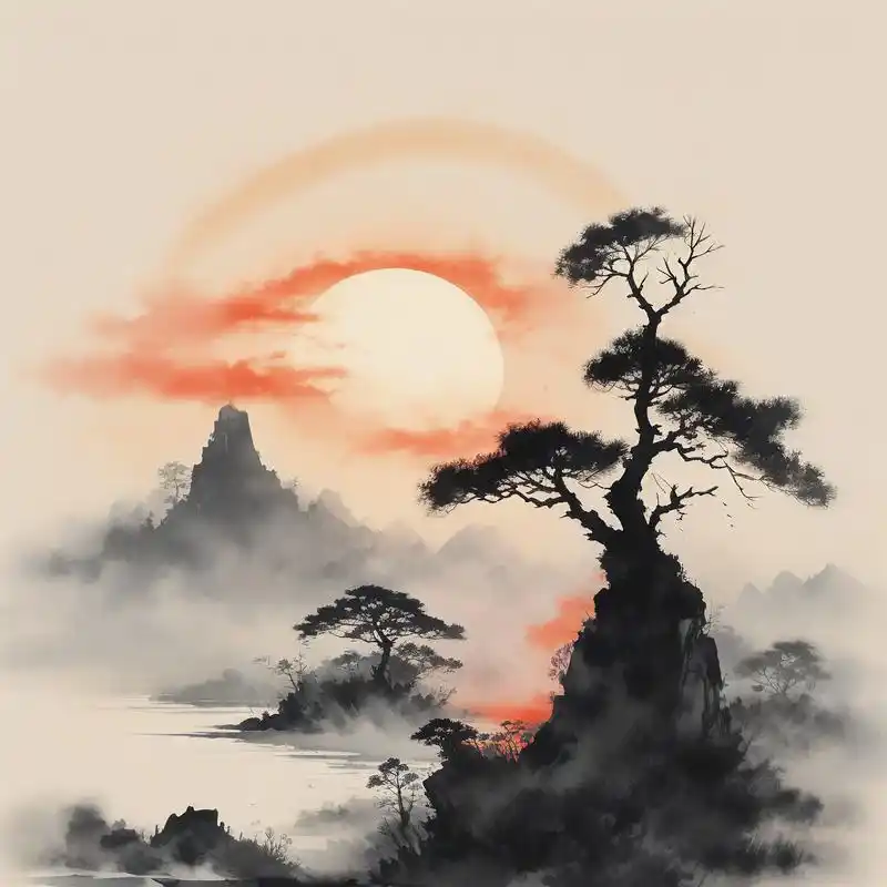 微信头像用这些山水画,意境满满9015 这些山水画作为微信头像简直