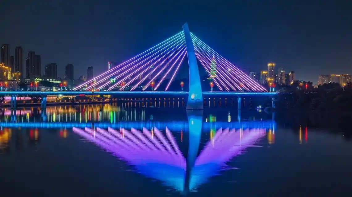 赣州新区城市夜景