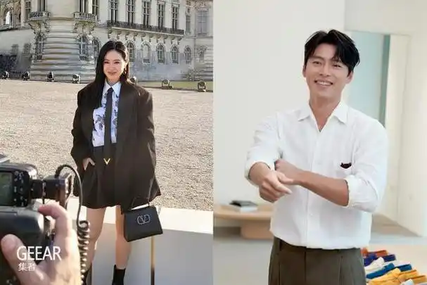 孙艺珍请老公把自己拍高一点,看来玄彬也要参加摄影培训班?