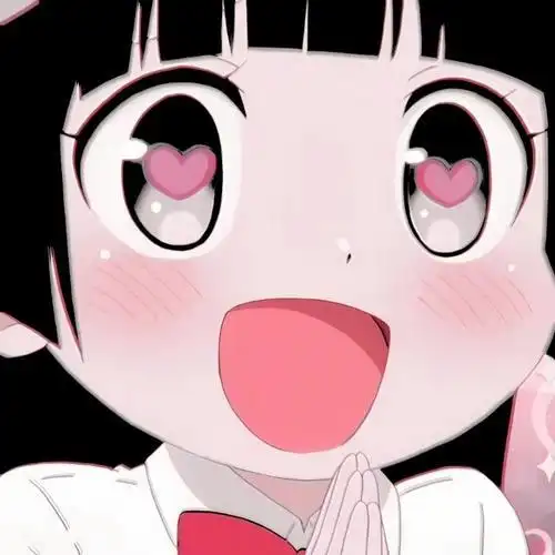 呆萌可爱的卡通动漫女生头像图片