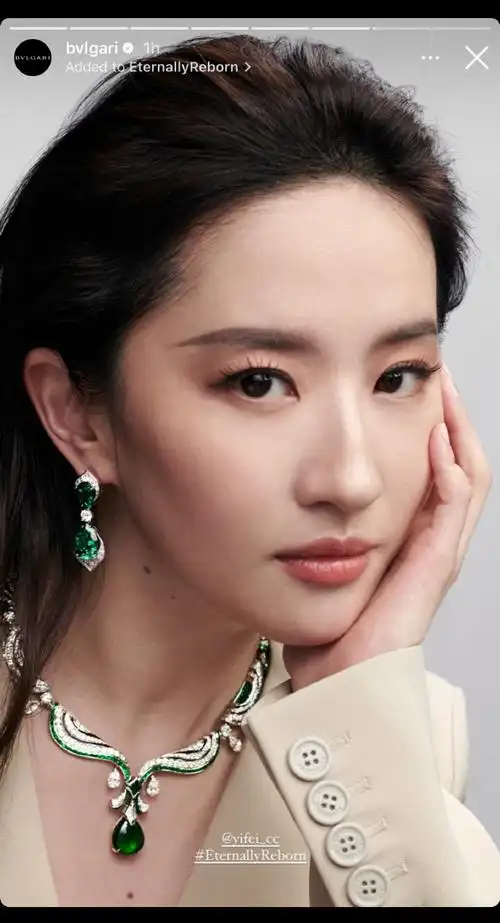 刘亦菲宝格丽全球品牌代言人##刘亦菲 流浪小三花