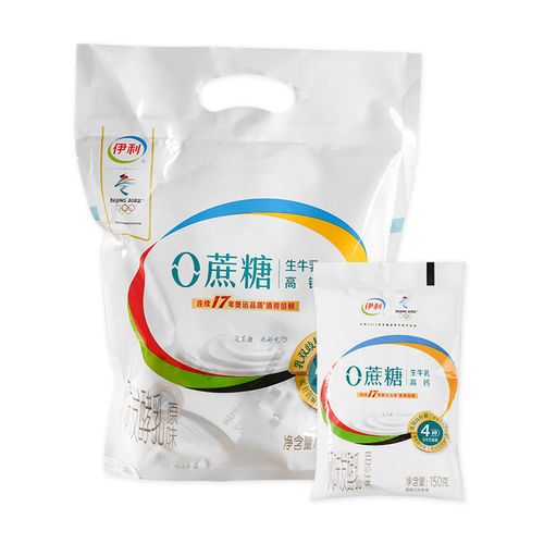 伊利无蔗糖酸奶0蔗糖150克袋装生牛乳风味发酵乳冷品乳饮 生鲜 伊利0