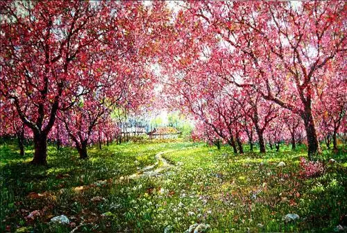 成人1000片木质拼图儿童智力玩具创意礼物唯美风景拼图