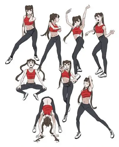 一组极具动感的人物动态参考 joongchelkim