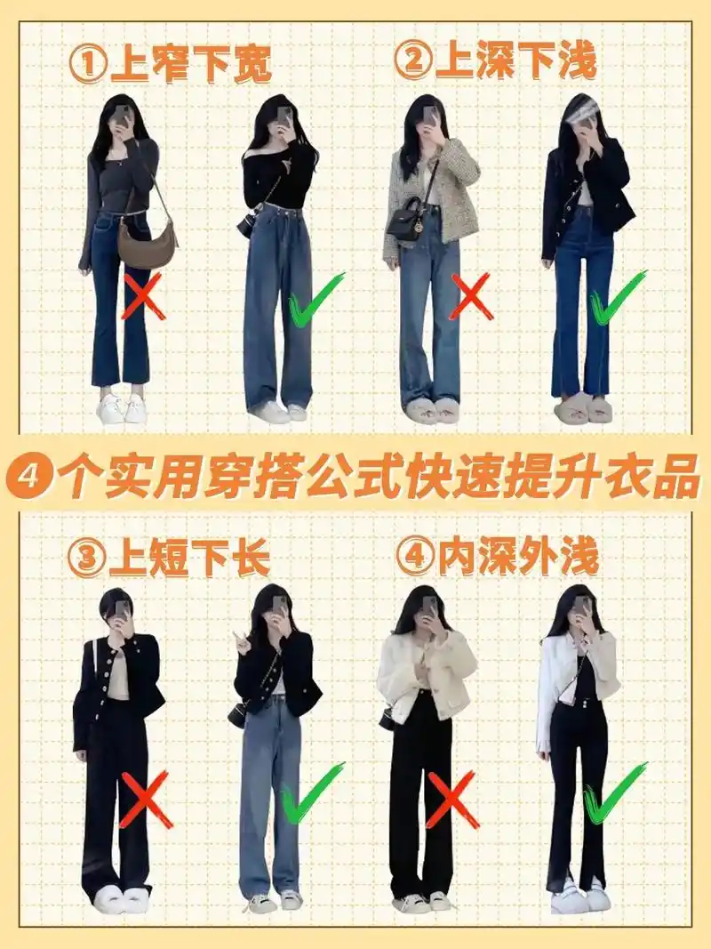 55小个子女生实用万能穿搭技巧秒变时.髦精!集美们,小白 - 抖音