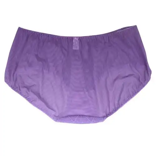 浪莎 情趣内裤 小平角蕾丝三角裤(浅紫色)