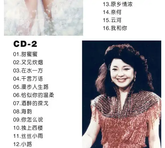 邓丽君cd专辑碟片经典老歌怀旧珍藏精选歌曲无损车载黑胶唱片