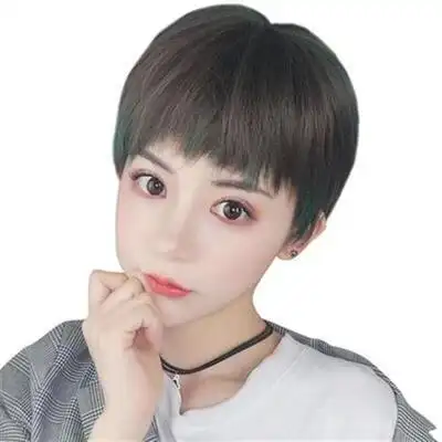 00:00女生中性假发女短发酷帅气假小子假发潮流头发2020发型女流行