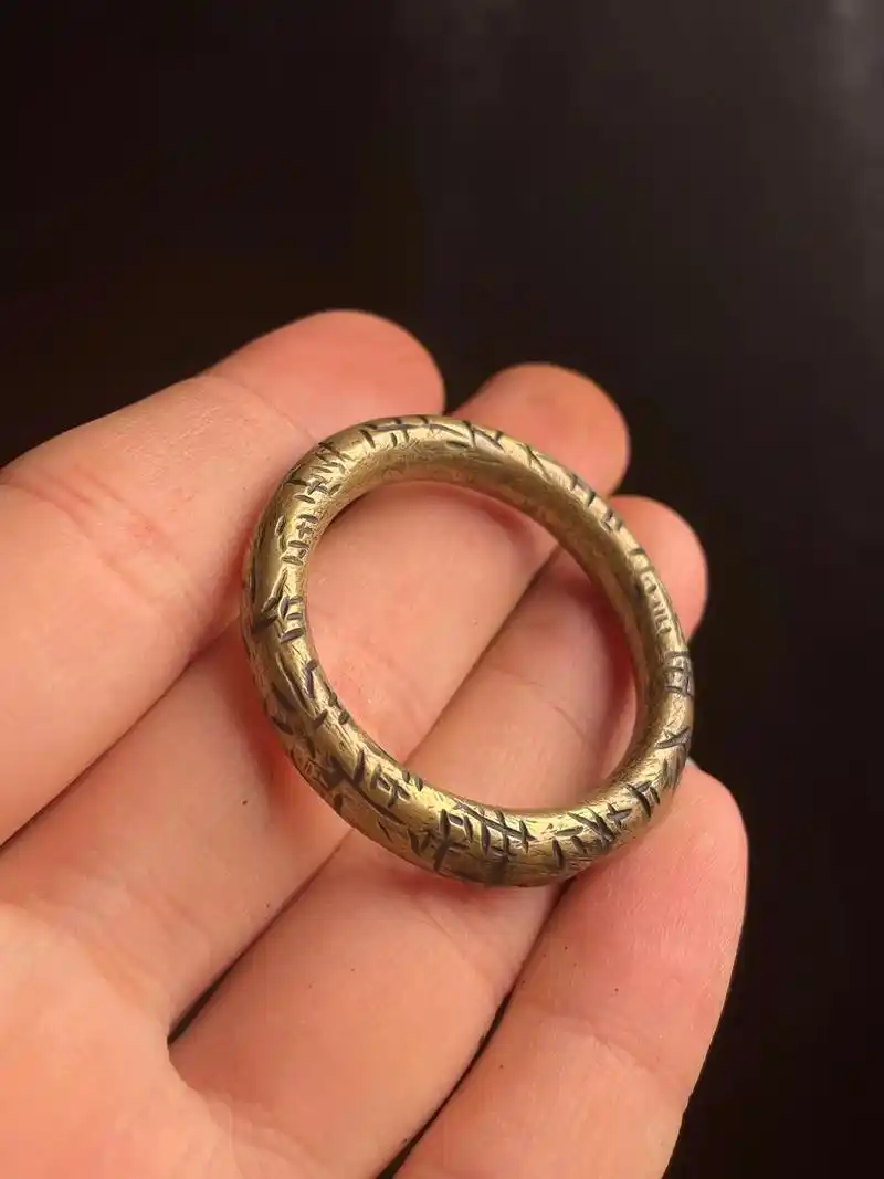 清代道教铜环,满工. - 抖音