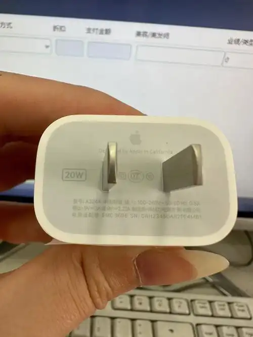 天猫国际直营买的苹果充电器头