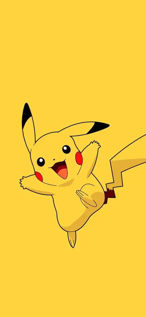 皮卡丘简笔画壁纸图片