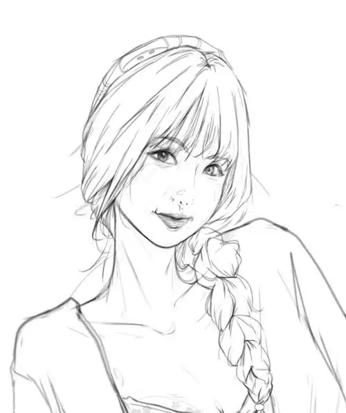 ipad画画  #画世界  #欣欣子  #宝藏女孩欣欣子  #虞书欣  #速写