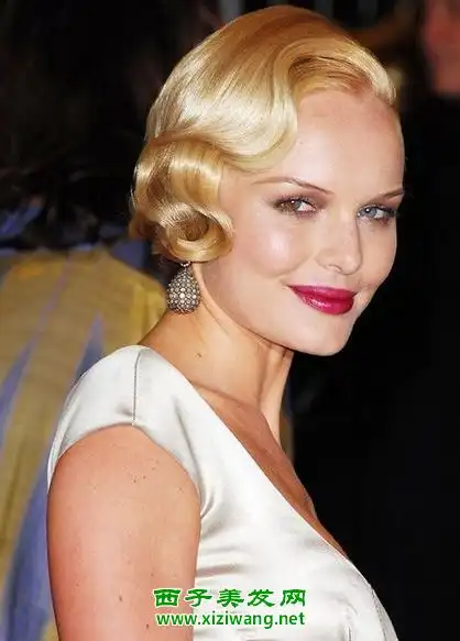 欧洲女士复古发型 贵气与另类感觉同在 欧洲发型,复古发型