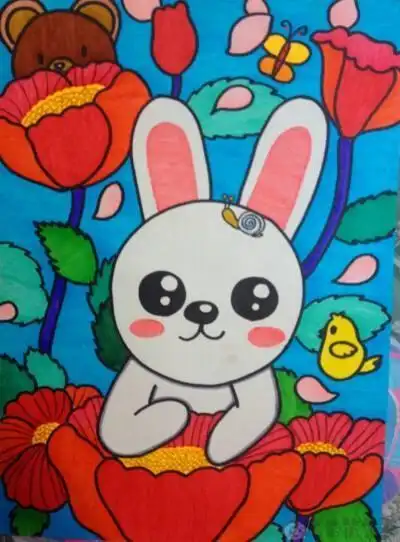 各种动物少儿绘画图片大全 - 毛毛简笔画