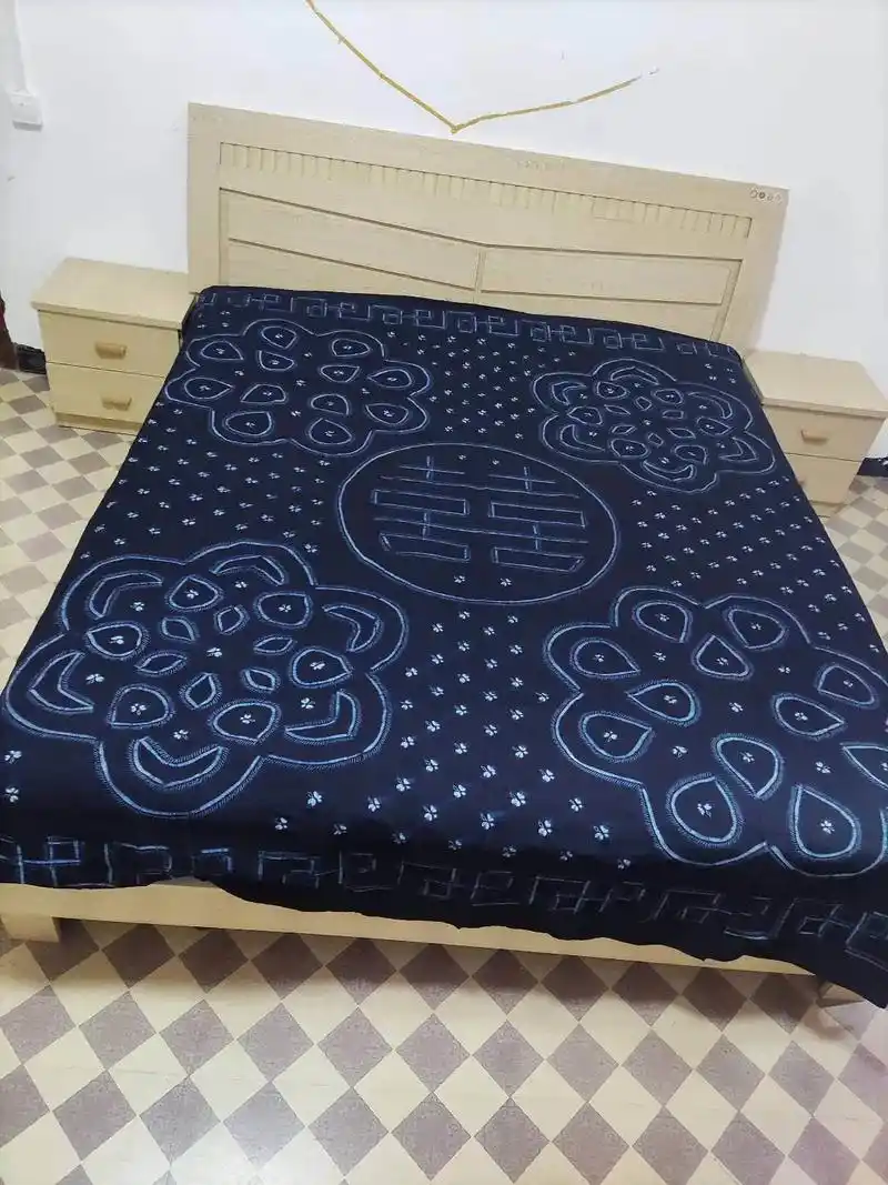 来自妈妈的手艺布依族手工土布印染床单