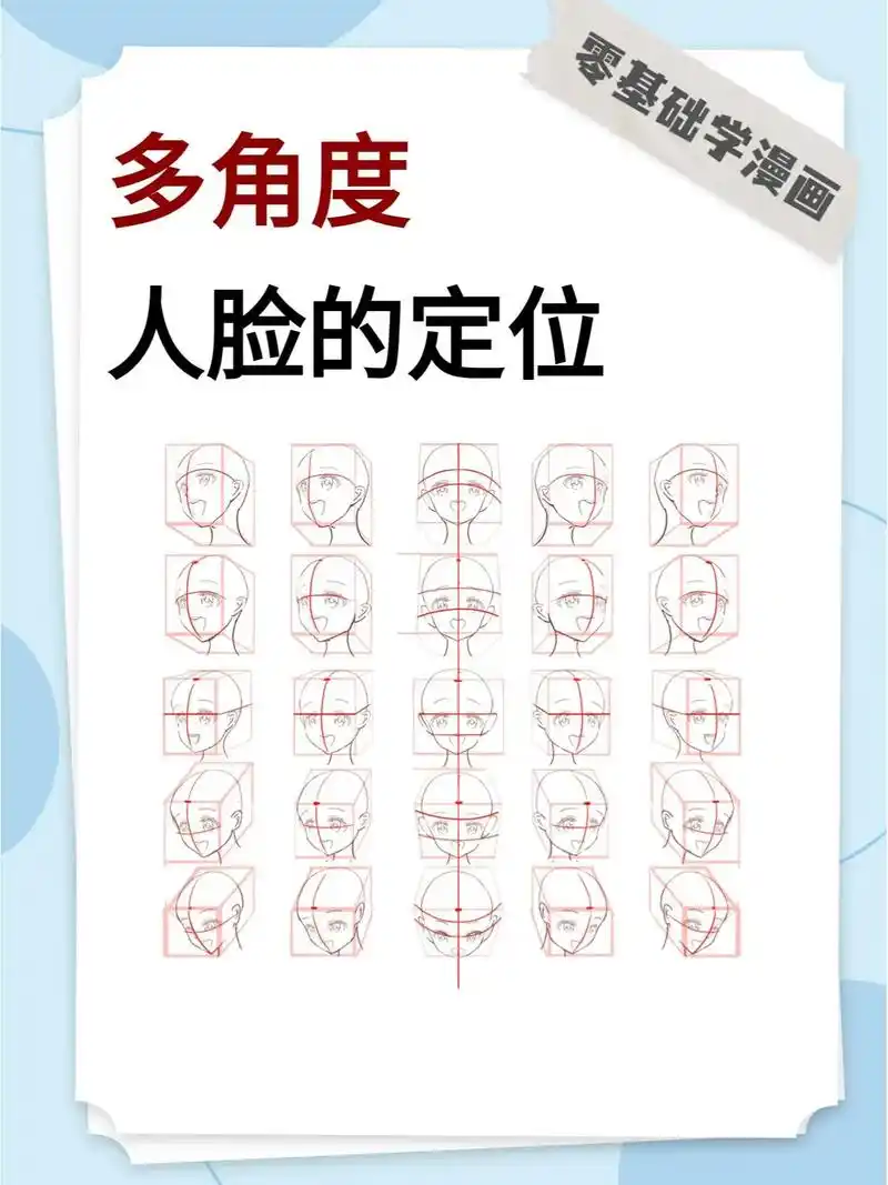 多角度人脸画法确定不看?好多宝宝问我有没有其他 - 抖音