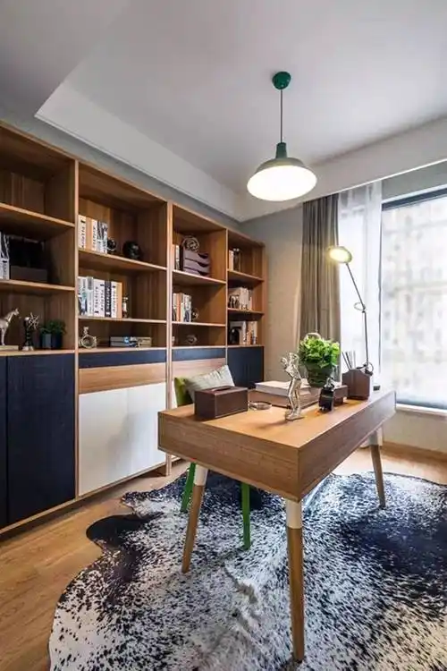 3种书房布局方案,实用又美观_书桌_面积_空间