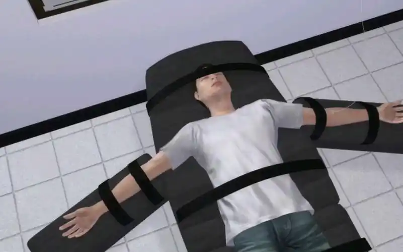 注射死刑过程,3d演示.