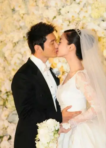 黄晓明和angelababy婚礼照片