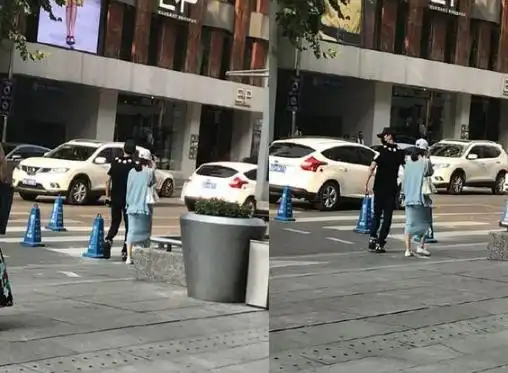 赵丽颖冯绍峰牵手逛街再度被拍网友坚称这次看清了