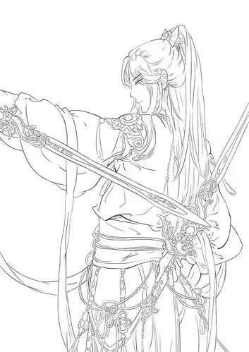 动漫社区_漫画线稿_古风插画_原画作品 - 蓝铅笔