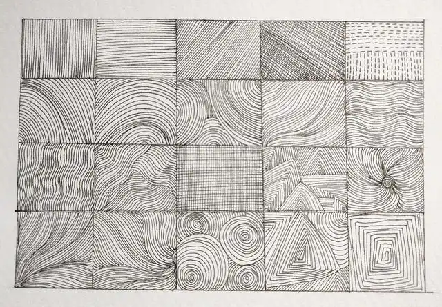 线条是线描画的基础,线描绘画中线条是非常重要的,因为只能一笔一画地