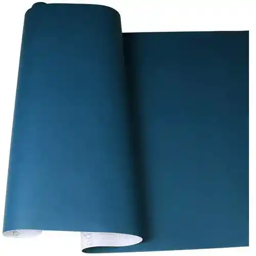 宿舍家用加厚墙壁纸自粘纯色高档h灰蓝色墙纸客厅卧室防水环保贴