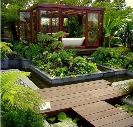 别墅庭院泳池景观欣赏