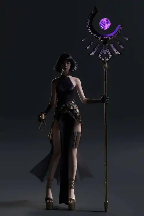 暗黑破坏神4莉莉丝模型公开~细节拉满_角色_hayeon_作品