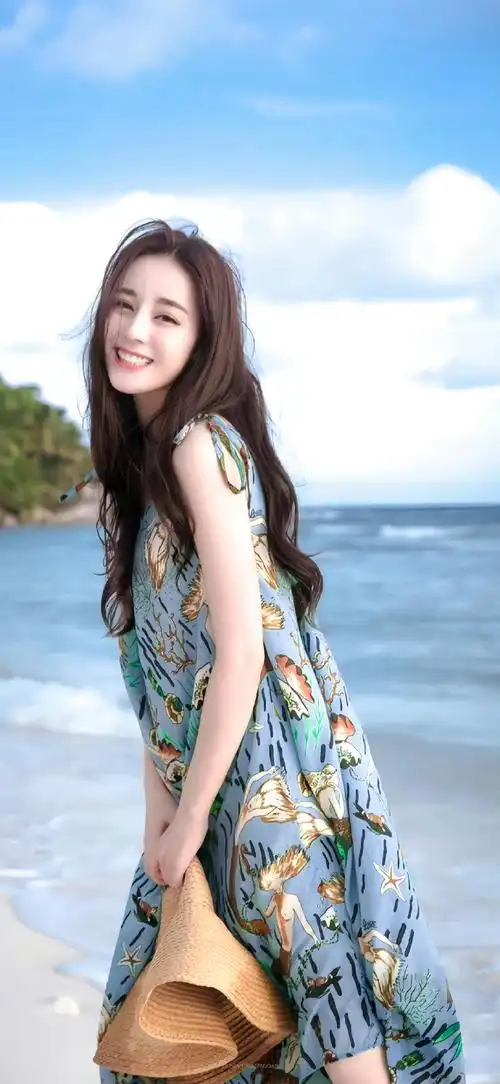 清凉一夏91  好适合夏天的壁纸  #迪丽热巴