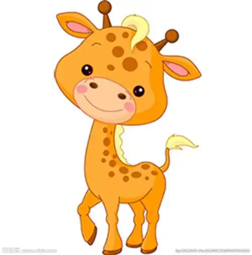 卡通动物梅花鹿可爱动画图片