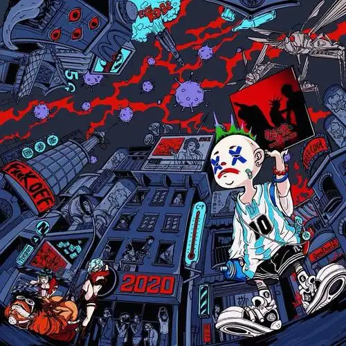 乐队专辑封面动漫卡通