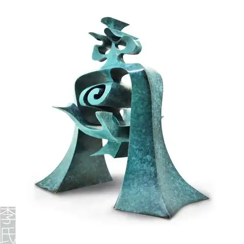 根脉何处李廷贵作品中华姓氏现代雕塑