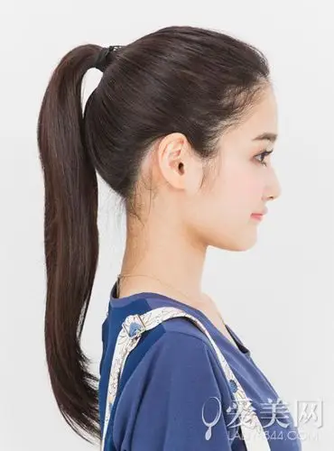 style2 活力十足高耸马尾|长直发|马尾|盘发_新浪时尚_新浪网