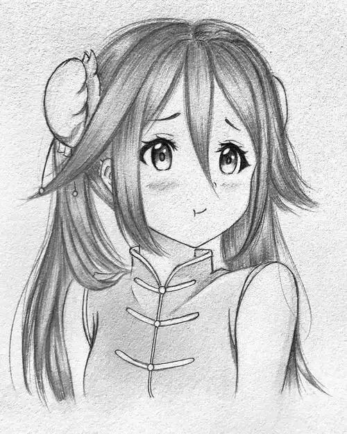 素描动漫手绘满足了我二次元的幻想