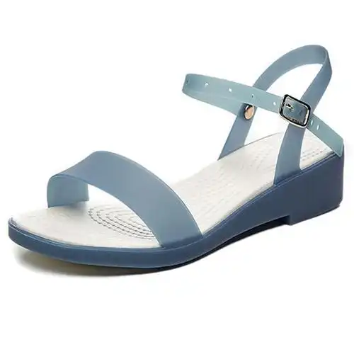 乔迪尔凉鞋沙滩软底坡跟塑料仙女新款夏季官方旗舰店时装凉鞋