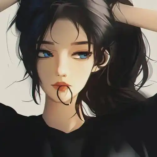 不妖不媚的冷淡风动漫头像_才说_wi-fi_图片