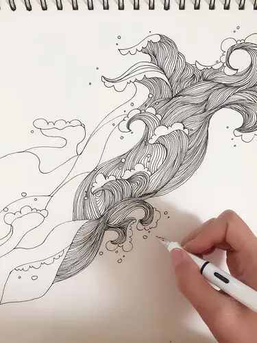 原创作品:手绘线条